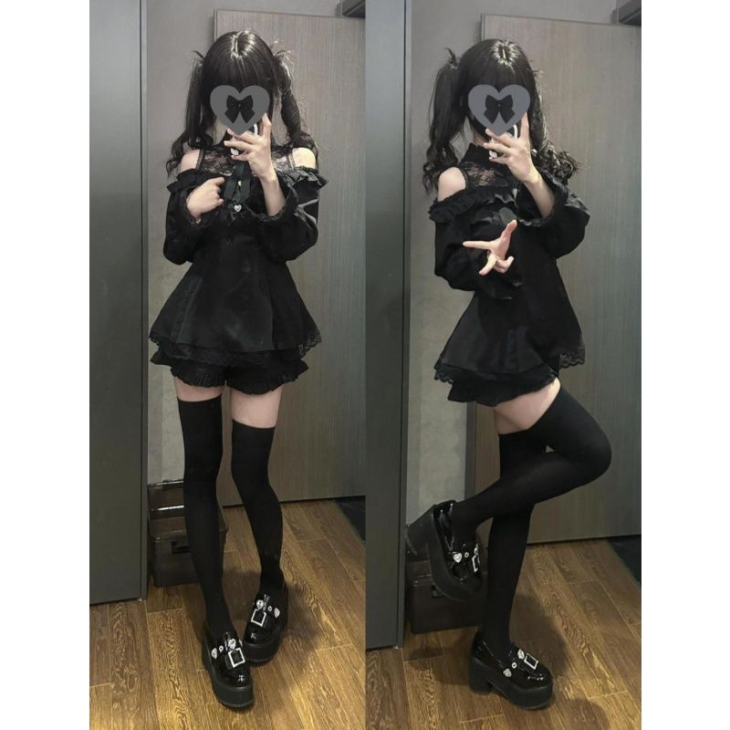 Women Lolita Two Piece Set Col - Layered Necklace Set 评论和价格