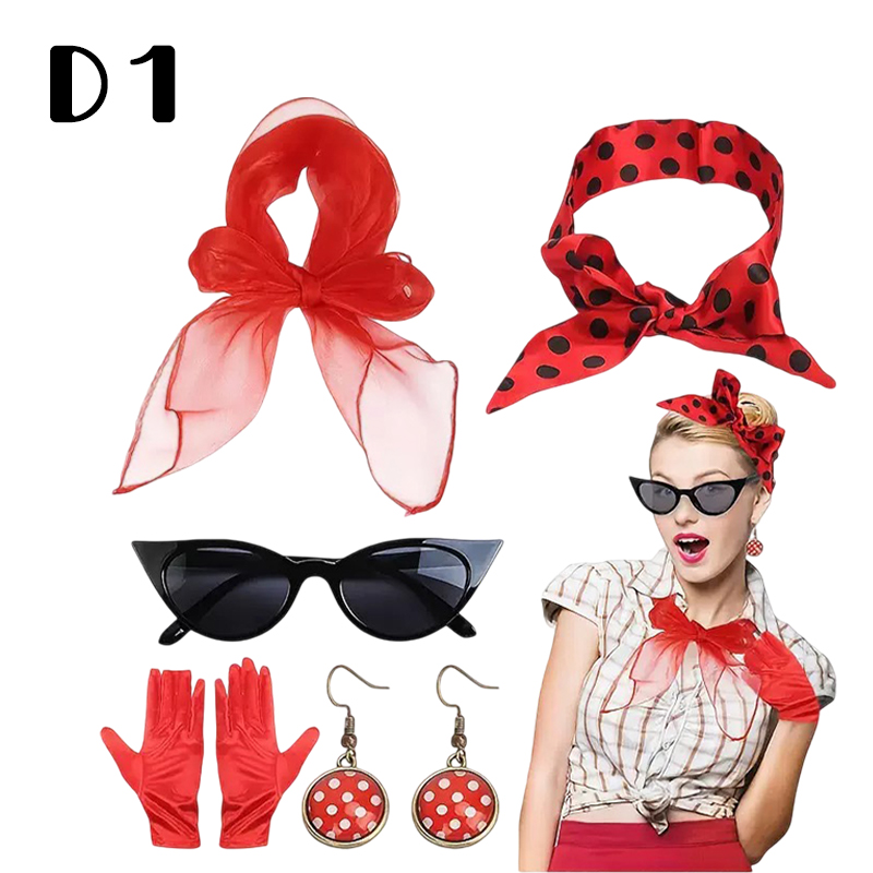 50s Retro Costume Accessories  - Women'S Accessories In The 1950S 评论和价格