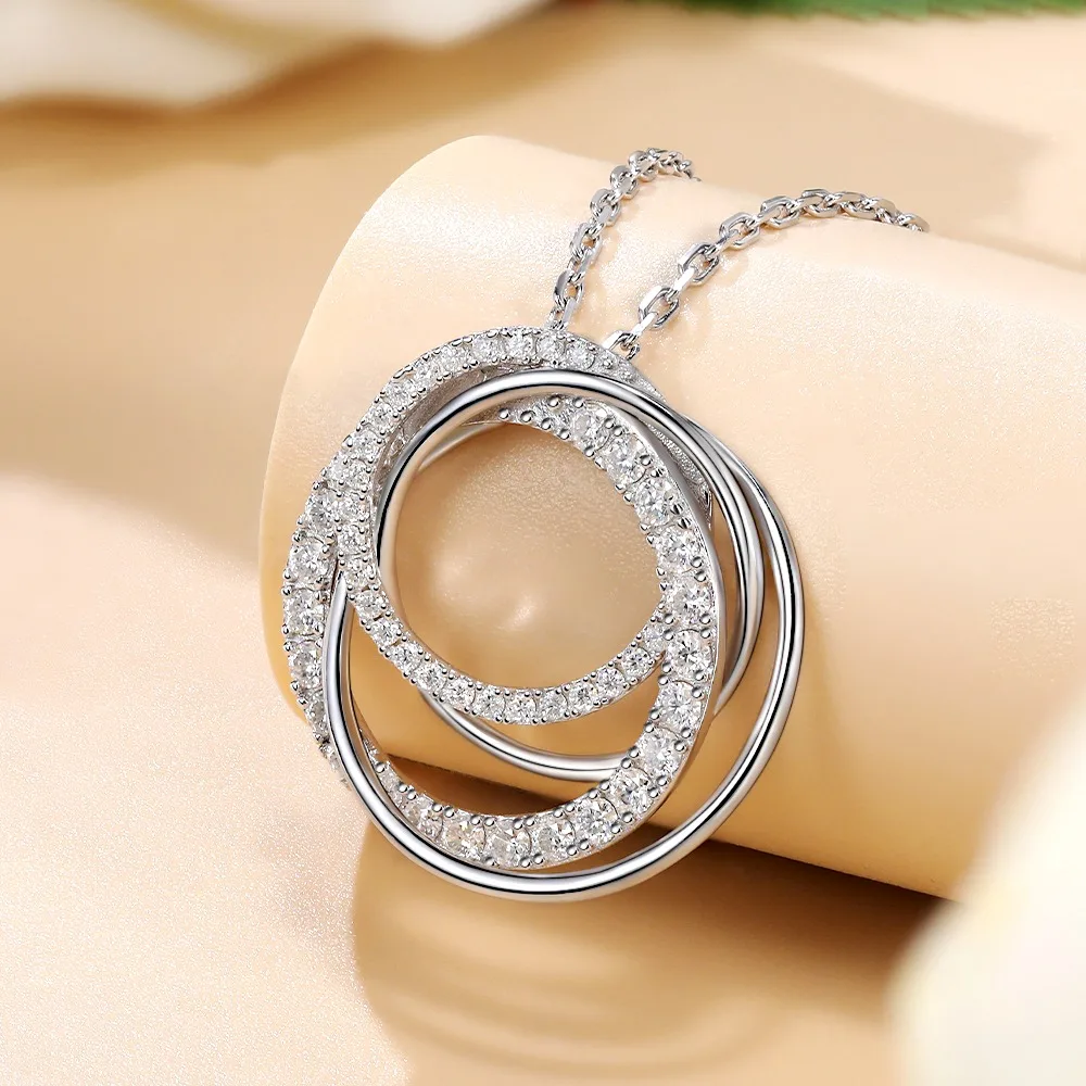 M-JAJA Moissanite Pendant Neck - Layered Necklace Set 评论和价格