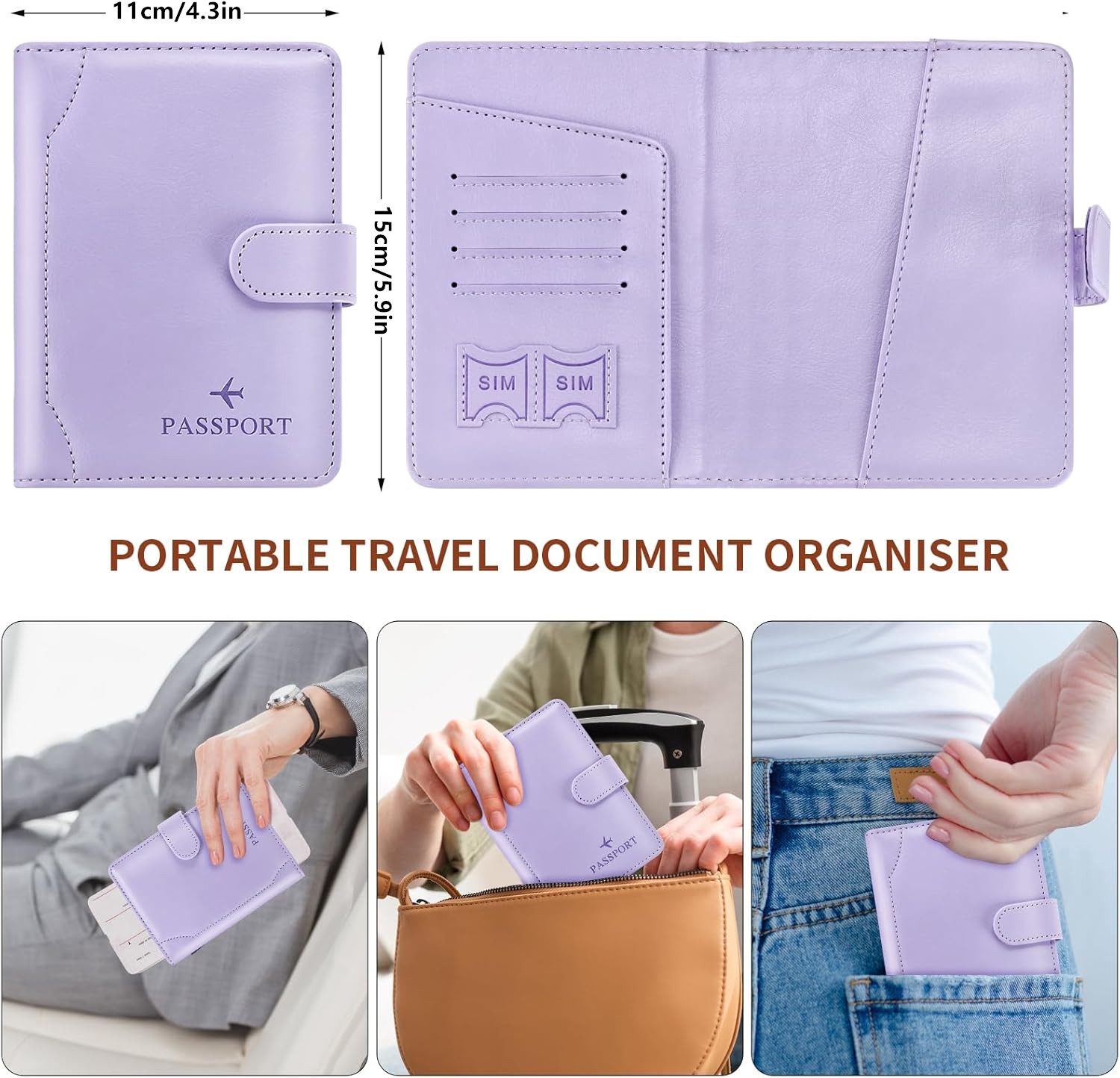 Passport Holder for Travel Cru - Women'S Essential Accessories 评论和价格