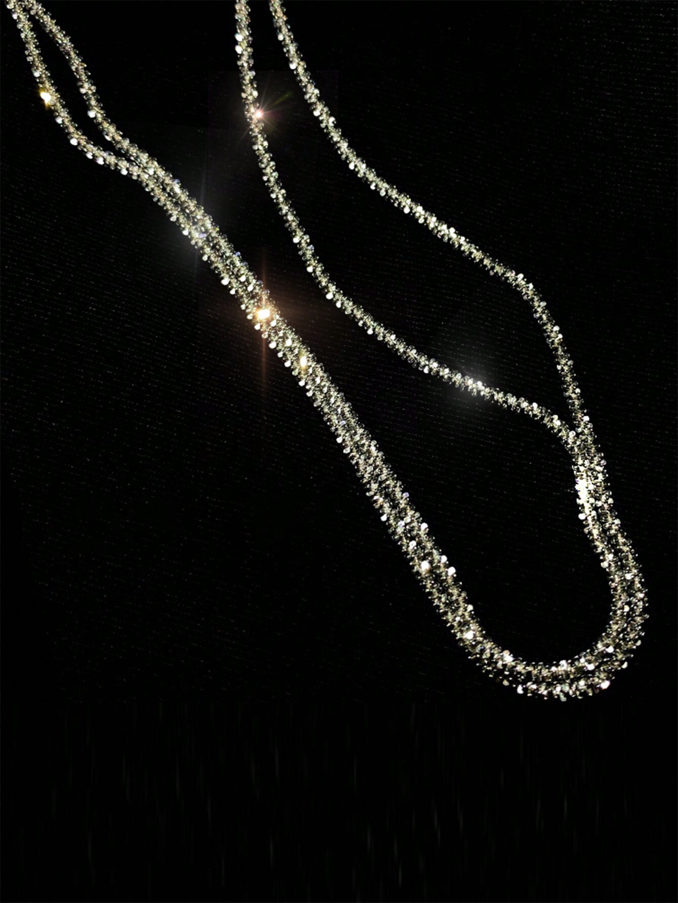 2pcs/Set Fashionable Simple Si - Layered Necklace Set 评论和价格