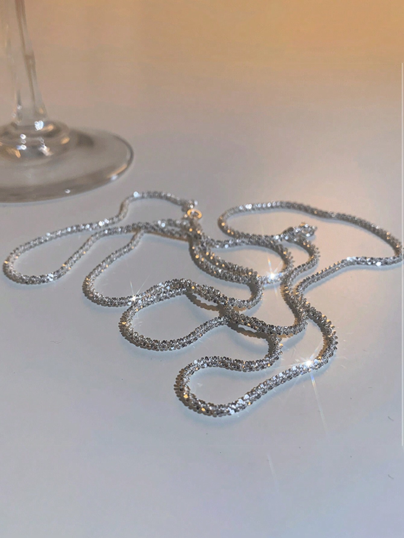 2pcs/Set Fashionable Simple Si - Layered Necklace Set 评论和价格