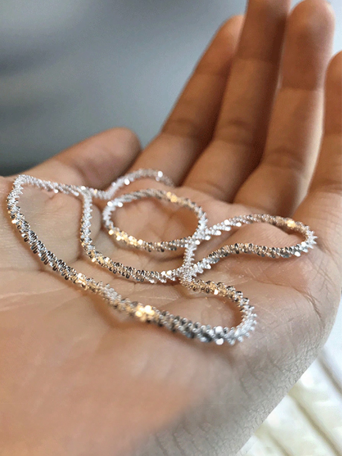 2pcs/Set Fashionable Simple Si - Layered Necklace Set 评论和价格
